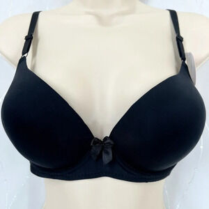 VS Bombshell Inspired Adds 2 Cups Ultimate Pushup Bra 34B Smooth Black